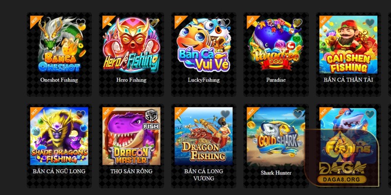 Giới thiệu về game bắn cá daga