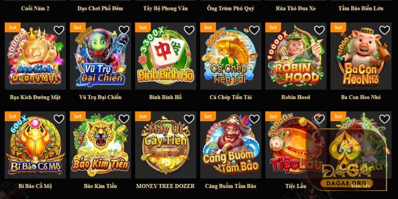 Game slot đổi thưởng daga - Kinh nghiệm chơi nhanh trúng lớn