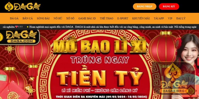 Nhà cái cá cược uy tín hàng đầu - Daga Casino