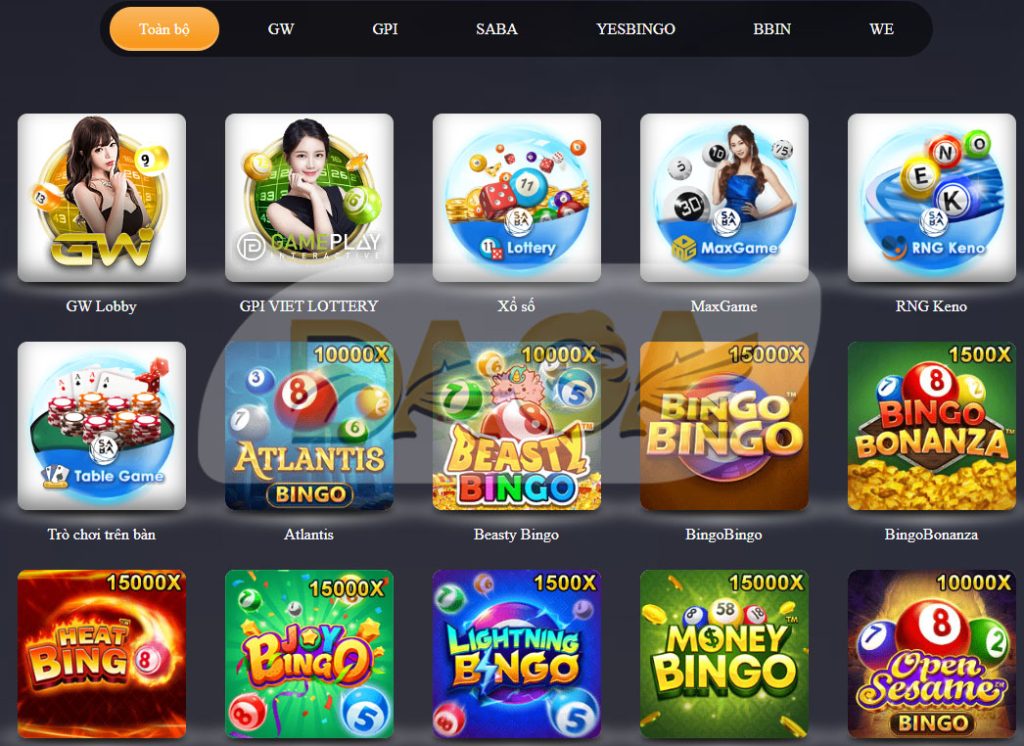 Daga live - Thế giới game online