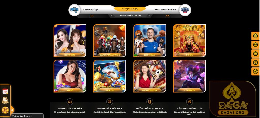 Game hot sảnh Đá Gà tại Daga