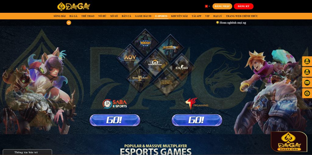 Esport Daga - Điểm đến đỉnh cao của cá cược thể thao điện tử