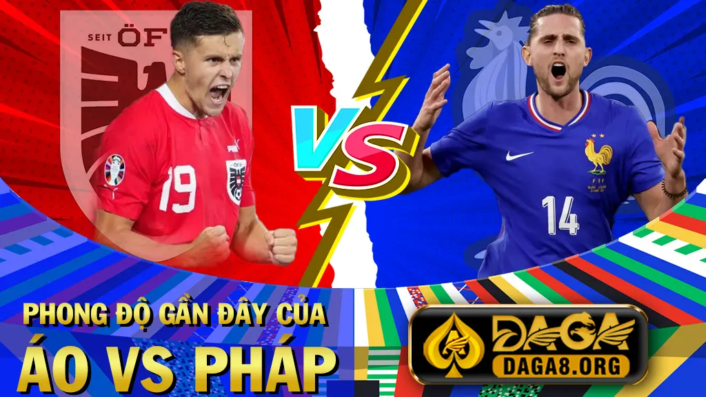 Phong độ gần đây của Áo vs Pháp