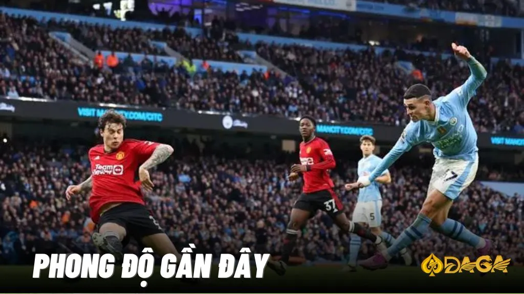 Phong độ gần đây của Man City vs MU