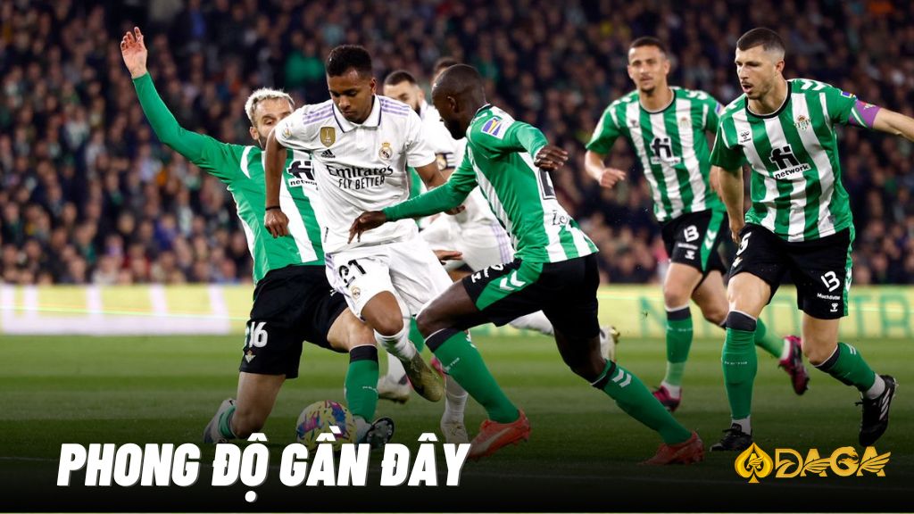 Phong độ gần đây của Real Madrid vs Betis