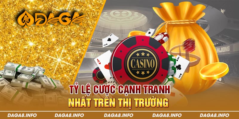 Nhà cái Daga luôn cung cấp tỷ lệ cược cạnh tranh